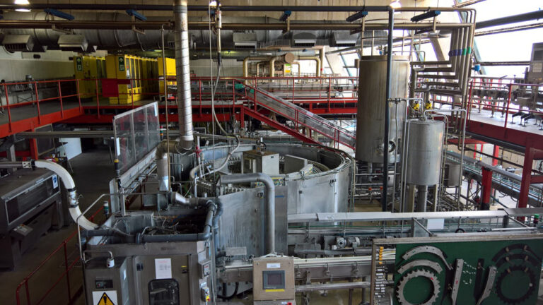 Krones 72000cph Canning Line Area Before Removal 2