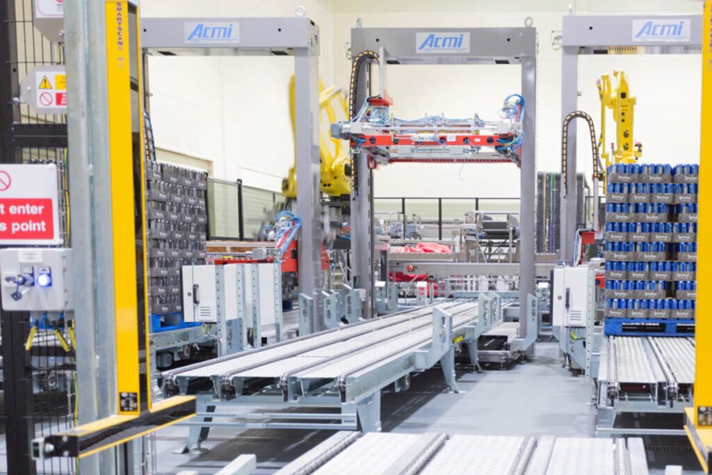 Offline Repacking and Repalletising System